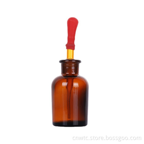 High Borosilicate Glass Dropper Bottles in Various Sizes: 30ml, 60ml, and 125ml Reagent Bottles with Droppers
